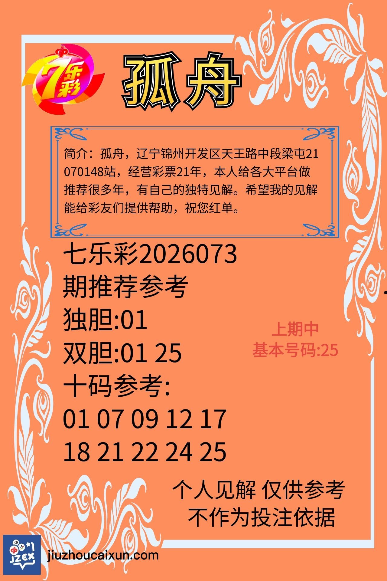 2026.06.29 七乐彩—实时更新
