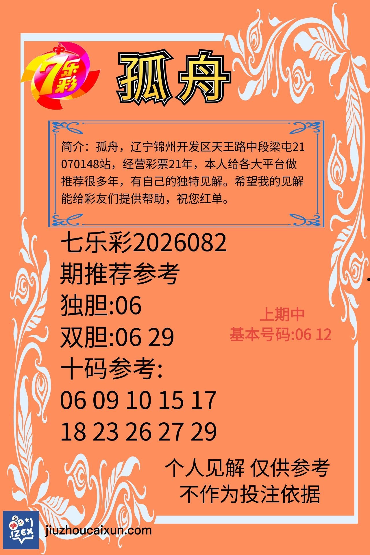 2026.07.20 七乐彩—实时更新