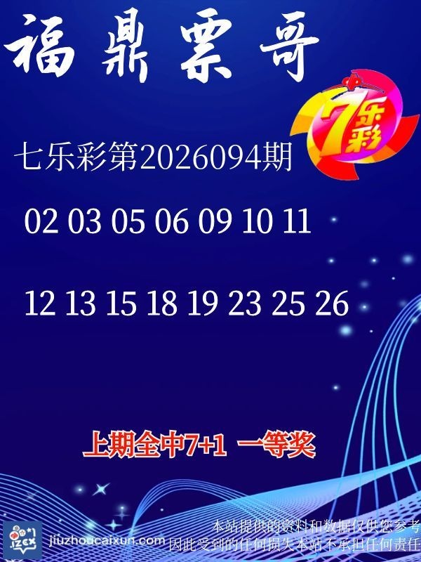 2026.08.17 七乐彩—实时更新